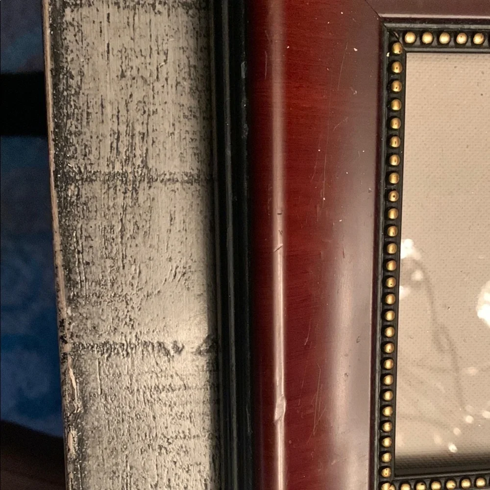 6”x 5” Elegant Brown, Gold and Black Photo Frame